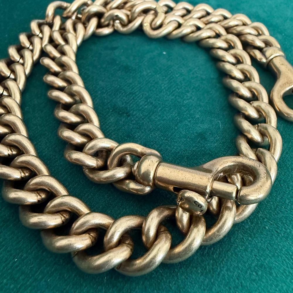 Authentic COACH Brass Gold Chain Bag Strap ⛓️